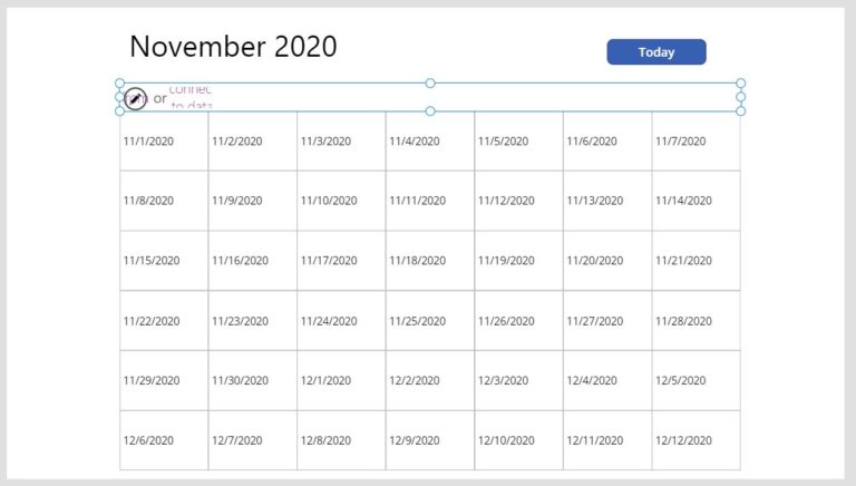 Make A Calendar In Power Apps Part 1 Matthew Devaney
