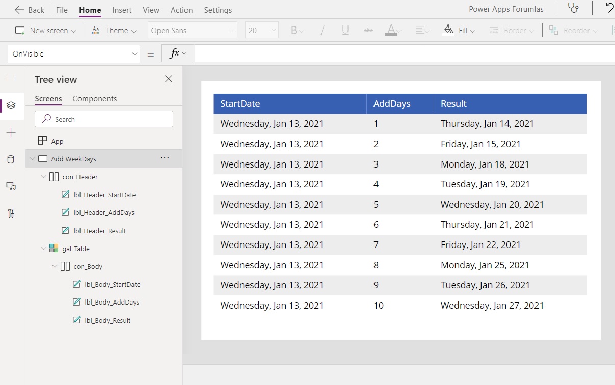 How To Add Business Days To A Date In Power Apps Excludes Weekends 