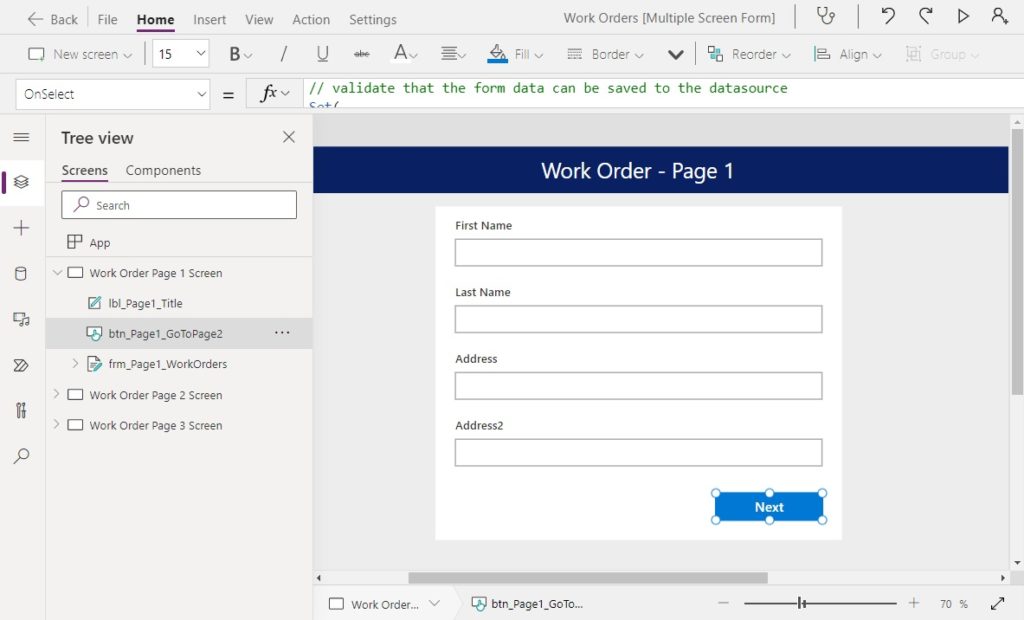 Absolute Best Way To Make Multiple Page Forms In Power Apps