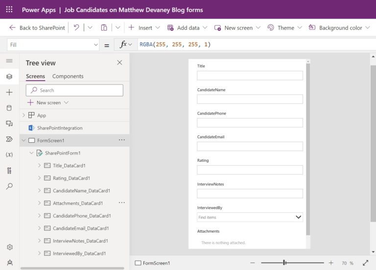 Power Apps: Customize A SharePoint List Form