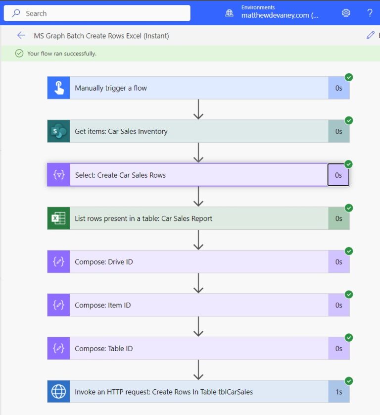 Add Multiple Rows To Excel Table In Power Automate