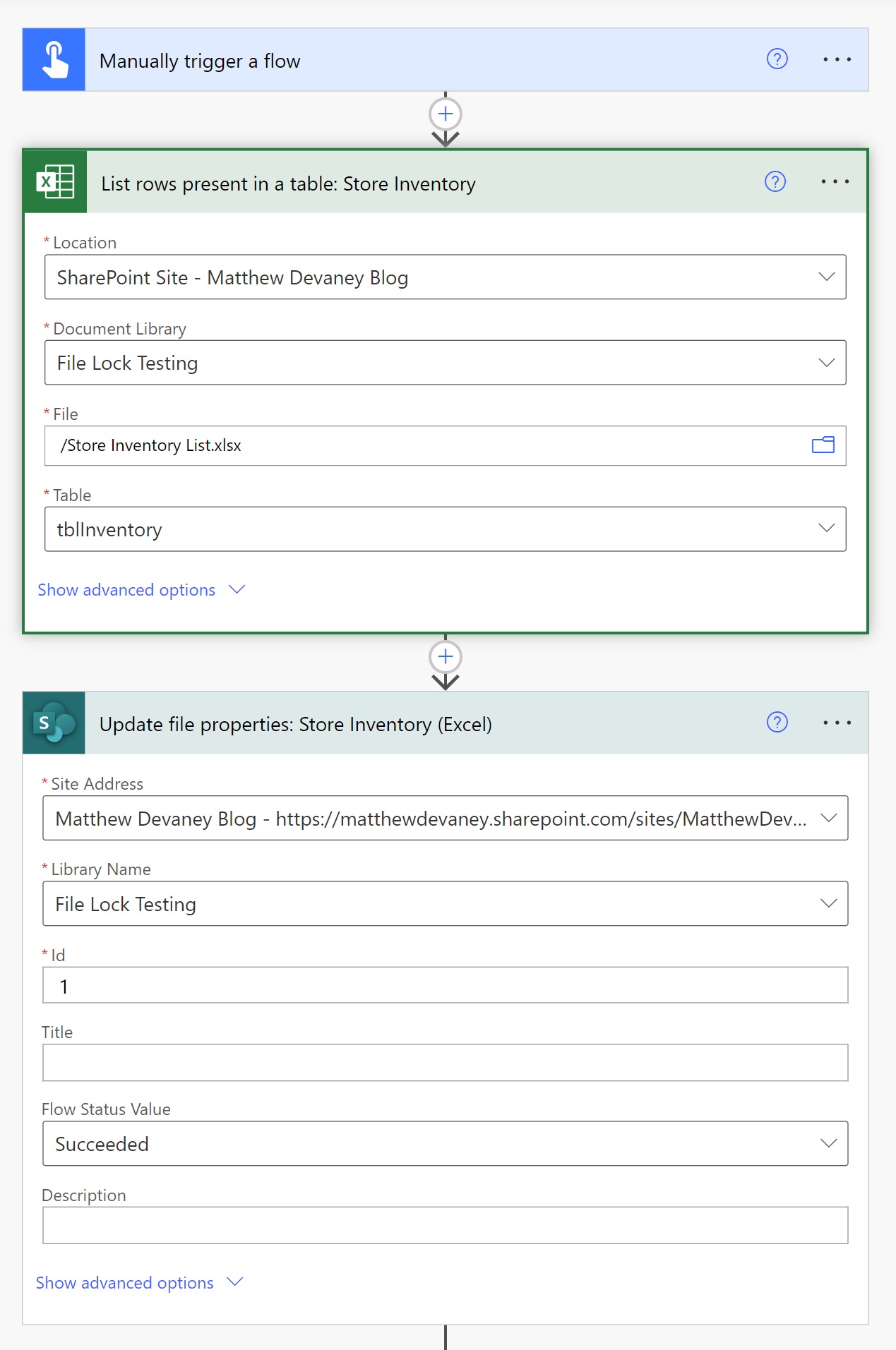 power automate open excel file with password protected